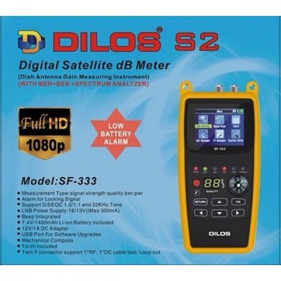 DILOS SF-333 Multi-Functional Digital Satellite dB Meter