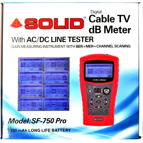 Solid SF-750 PRO Digital Satellite DB Meter