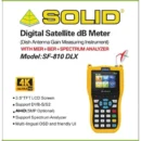 SOLID SF-810 DLX Digital Satellite DB Meter with TV Screen