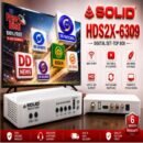 SOLID HDS2X-6309 HD Set Top Box with Inbuilt WiFi | MPEG4 HEVC H.265 Free To Air Satellite Receiver