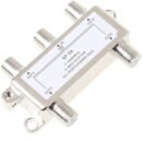 TRIAX 4-Way Coaxial Splitter (5-2400MHz) | 4-Output Satellite & TV Signal Distributor